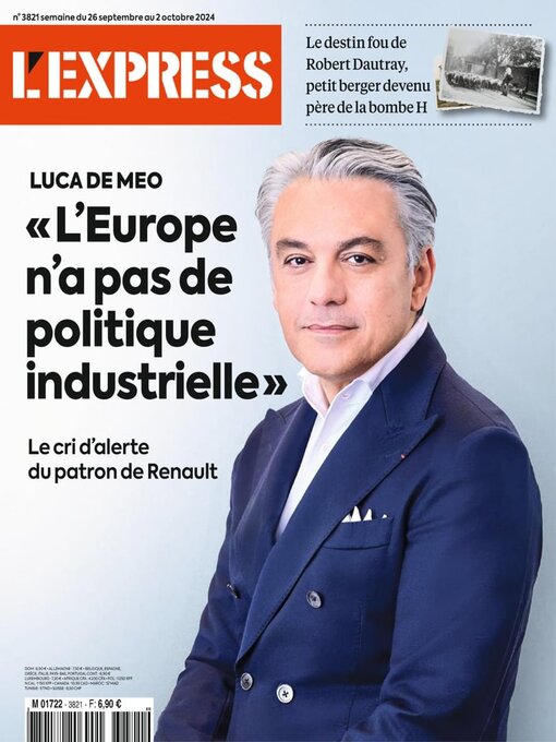 Title details for L'Express by Groupe Express Roularta - Available